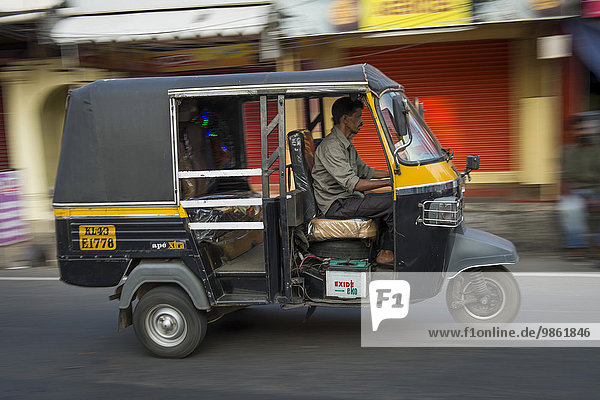 Motorrikscha  Cochin  Kochi  Kerala  Indien  Asien