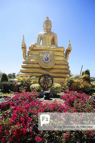 Bronzener Buddha beim Big Buddha  Phuket  Thailand  Asien
