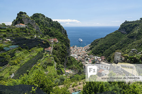 Tal Dorf Amalfi Amalfiküste Kampanien Italien