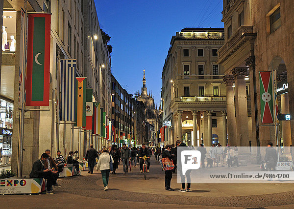 Italien  Lombardei  Mailand  Corso Vittorio Emanuele
