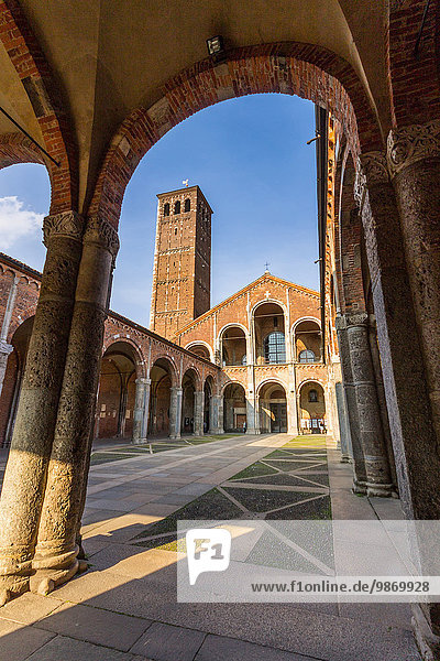 Italy  Lombardy  Milan  Sant'Ambrogio Basilica