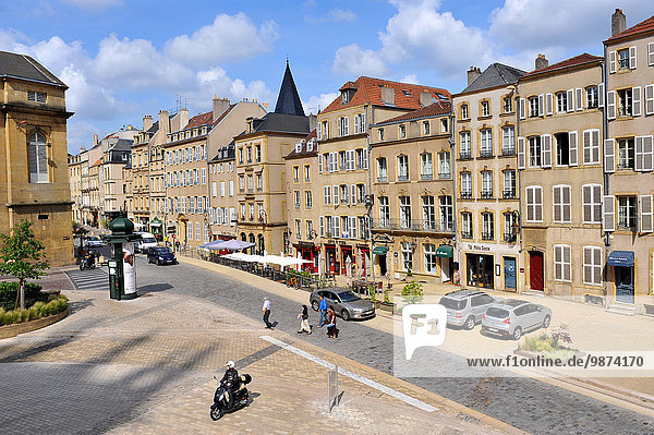 'Metz (north-eastern France): ''place de la chambre'' square'