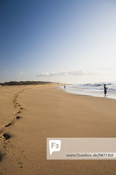 Amerika Strand strecken lang langes langer lange Sand Verbindung Hawaii Kauai