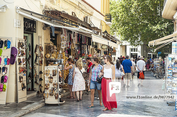 Athen Hauptstadt Tourist Souvenir Laden