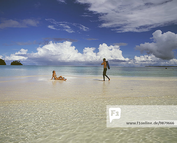 'Snorkelling  near Gizo; Western Province  Solomon Islands'