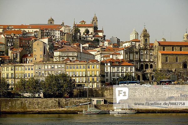 View From Douro River  Porto  Portugal