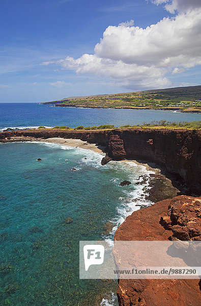 4 Amerika Hintergrund Verbindung Jahreszeit Gewölbe Bucht Hawaii Lanai