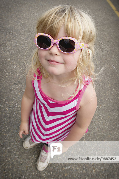 pink jung Kleidung Sonnenbrille Mädchen