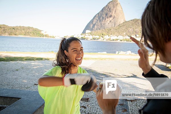 Boxerinnen-Training mit Personal Trainer  Rio De Janeiro  Brasilien
