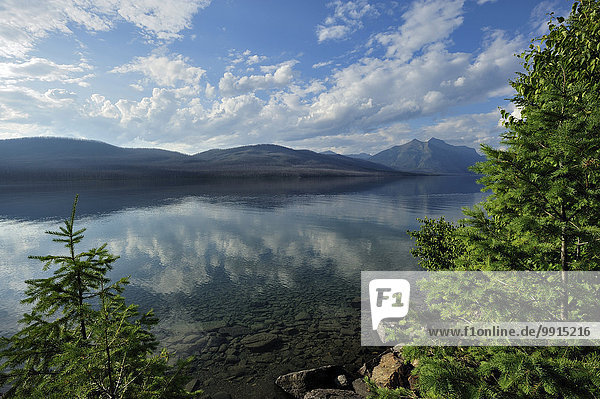 McDonald Lake  Glacier-Nationalpark  Montana  USA  Nordamerika