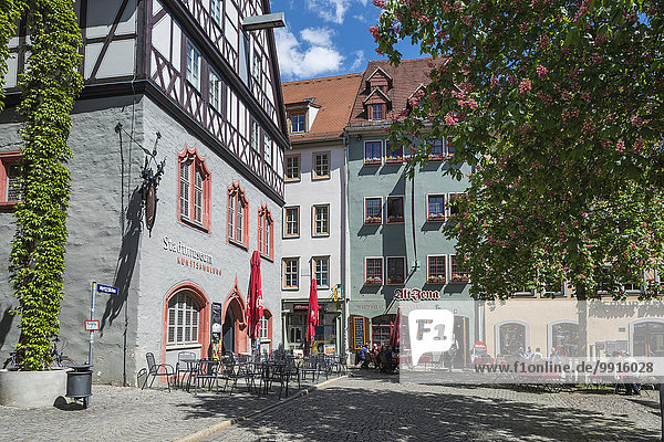 Stadtmuseum und historische Gaststätte Alt-Jena am Marktplatz  Jena  Thüringen  Deutschland  Europa