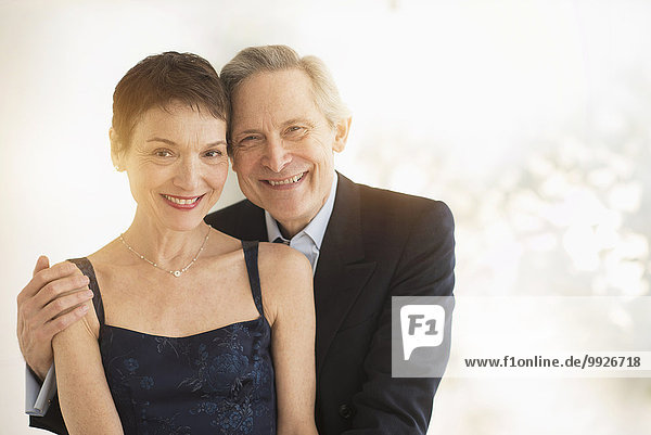 Portrait of elegant senior couple