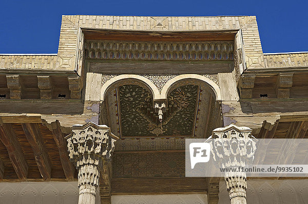 Außenaufnahme Sehenswürdigkeit bauen Tag Palast Schloß Schlösser Gebäude niemand Architektur Geschichte Festung UNESCO-Welterbe Asien Buchara Zentralasien Zitadelle Seidenstraße Usbekistan