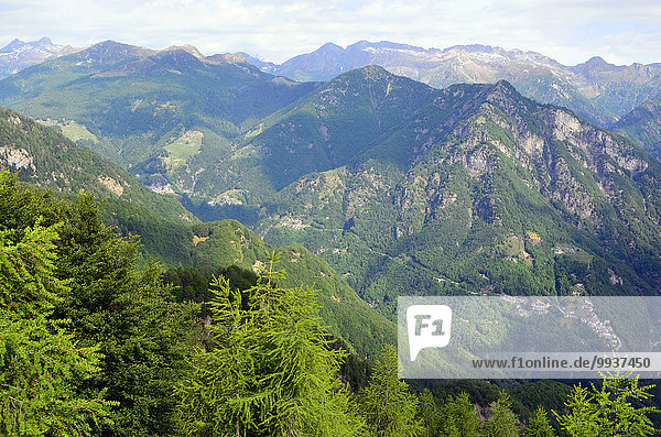 Europa Berg Tal Ansicht Schweiz