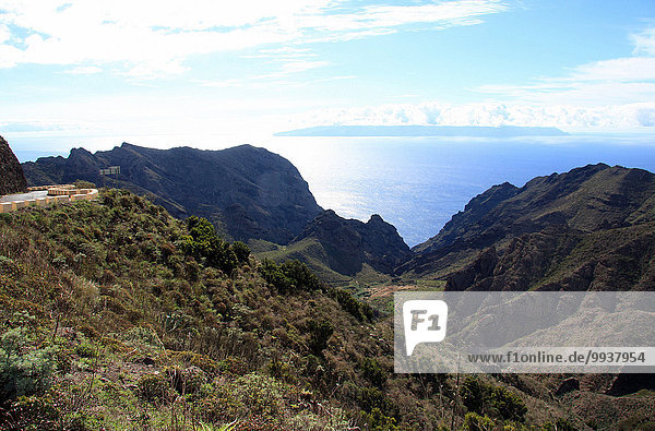 Spain  Europe  Tenerife  Canary islands  Masca  mountains  volcanical  sea  island  street  Gomera