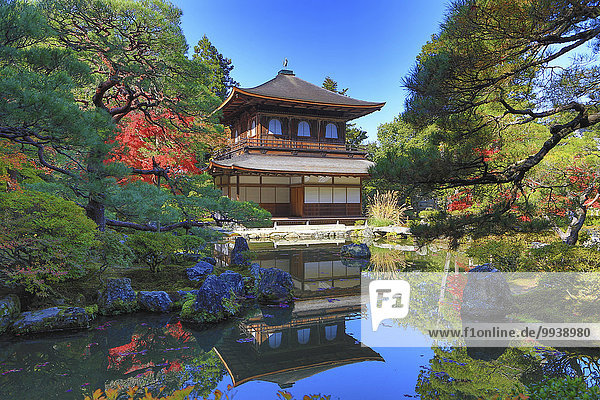 Wohnhaus Landschaft niemand Reise Architektur bunt Garten Tourismus UNESCO-Welterbe Asien Japan japanisch Kyoto Teich