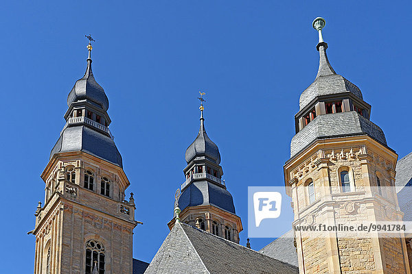 Detail Details Ausschnitt Ausschnitte Sehenswürdigkeit Europa Gebäude Straße Architektur Turm Kirche Deutschland Speyer Tourismus Rheinland-Pfalz