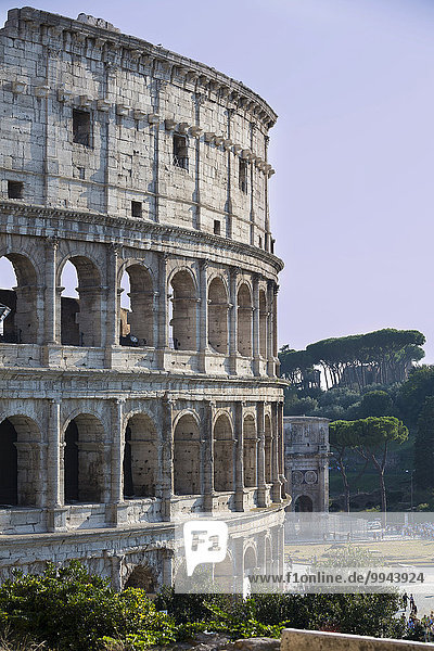 Das römische Kolosseum  Rom  Latium  Italien  Europa