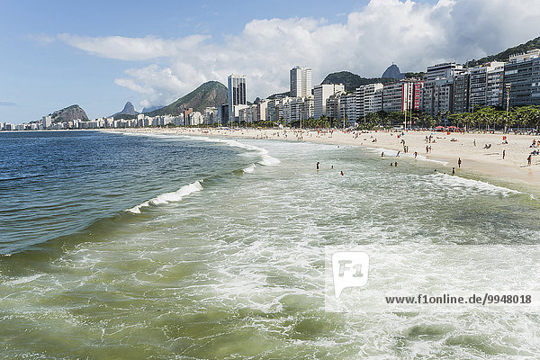Strand von Arpoador  Ipanema  Rio de Janeiro  Brasilien  Südamerika