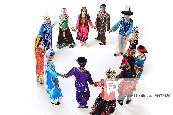 Mensch Menschen Tradition chinesisch Kleidung Kostüm - Faschingskostüm
