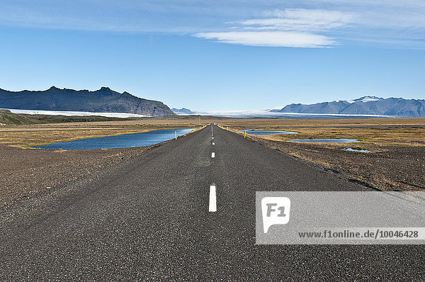 Island  leere Ringstraße