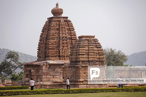 Tempelgebäude aus der Chalukya-Dynastie  UNESCO-Welterbe  Pattadakal  Karnataka  Indien  Asien