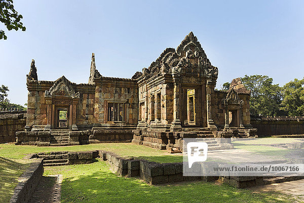 Östlicher Gopuram  Prasat Mueang Tam  Muang Tam  Khmer-Tempel  Buriram  Provinz Buri Ram  Isan  Isaan  Thailand  Asien