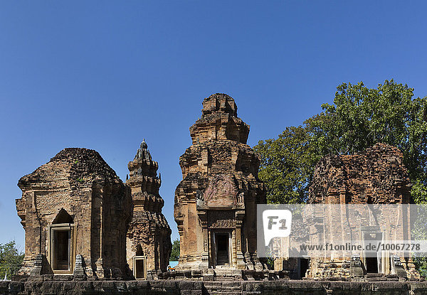Prang des Prasat Sikhoraphum  Prasat Ra Ngaeng  Khmer-Tempel  Surin  Provinz Surin  Isan  Isaan  Thailand  Asien