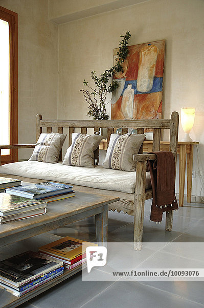 Zimmer Sitzbank Bank Tisch Wohnzimmer