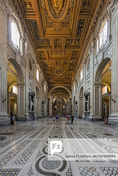Inside the Archbasilica of St. John Lateran  Rome  Lazio  Italy  Europe