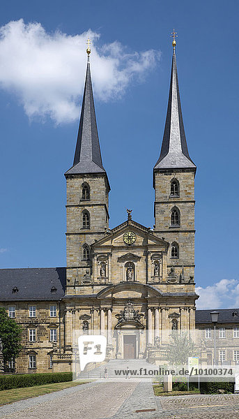 Klosterkirche St. Michael  Bamberg  Oberfranken  Bayern  Deutschland  Europa