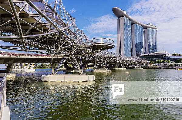 Marina Bay Hotel  Millenium Bridge  Singapur  Indonesien  Asien