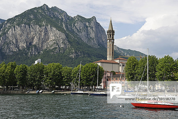 Church of San Nicolo  Lecco  Lake Como  Lago di Como  Lombardy  Italy  Europe