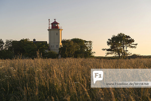 Leuchtturm Westermarkelsdorf  Fehmarn  Ostsee  Schleswig-Holstein  Deutschland  Europa