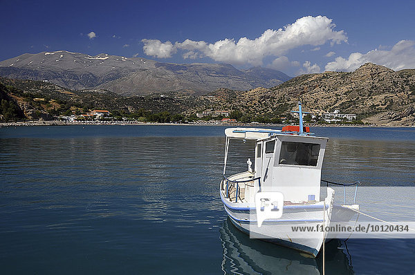Fischerboot  Hafen  Gagia Galini  Kreta  Griechenland  Europa