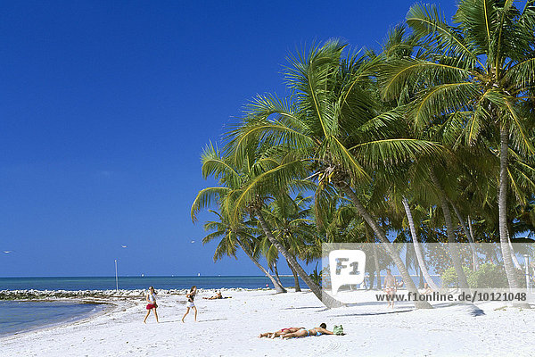 Smathers Beach  Key West  Florida Keys  Florida  USA  Nordamerika
