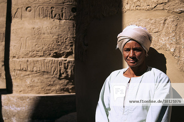 Tempelwächter  Karnak-Tempel  Luxor  Ägypten  Afrika
