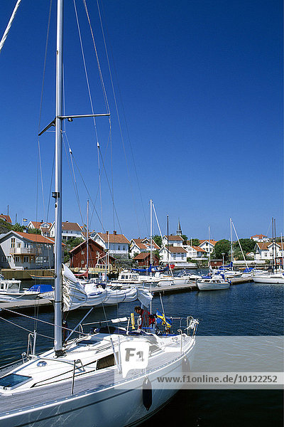 Segelboote  Klädesholmen  Insel Tjörn  Bohuslän  Schweden  Skandinavien  Europa