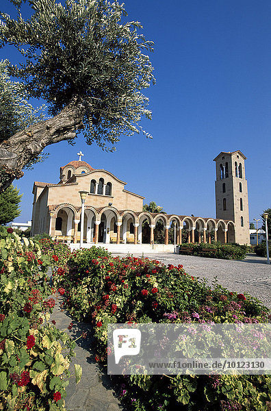 Kirche in Faliraki  Rhodos  Dodekanes  Griechenland  Europa