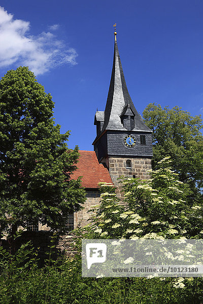 Kirche St. Sixtus und St. Lorenz  Willmersreuth  Landkreis Kulmbach  Oberfranken  Deutschland  Europa