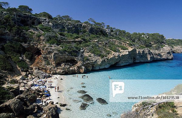 Cala S´Amonia Bay  Majorca  Balearic Islands  Spain  Europe