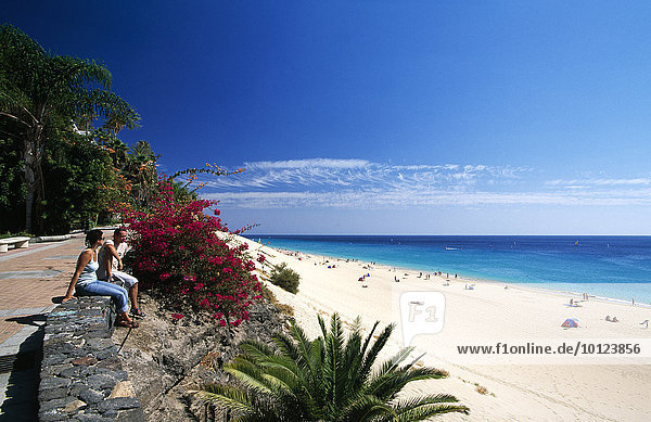 Strand von Morro Jable  Fuerteventura  Kanarische Inseln  Spanien  Europa