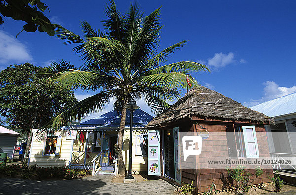 Colourful shop in Roadtown on Tortola Island  British Virgin Islands  Caribbean  North America