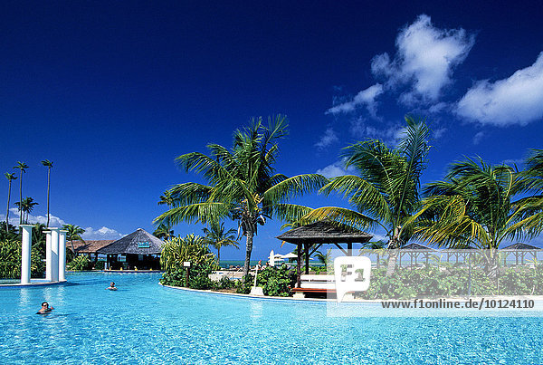 Pool  Gran Melia Resort near Rio Grande  Puerto Rico  Caribbean  North America