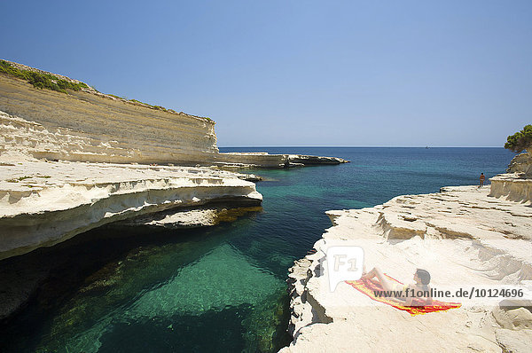 Peter's Pool bei Marsaxlokk  Malta  Europa