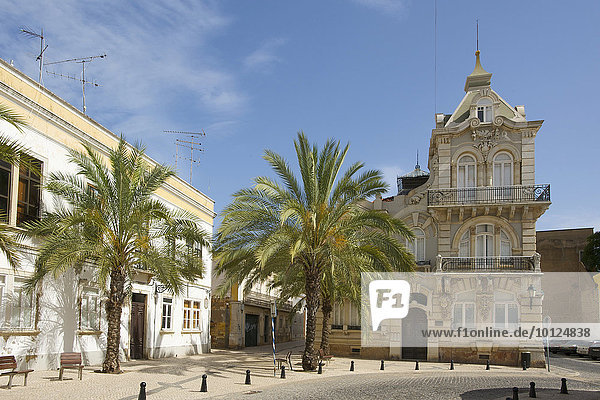 Altstadt in Faro  Algarve  Portugal  Europa