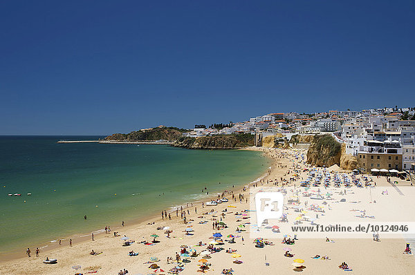 Strand von Albufeira,  Algarve,  Portugal,  Europa