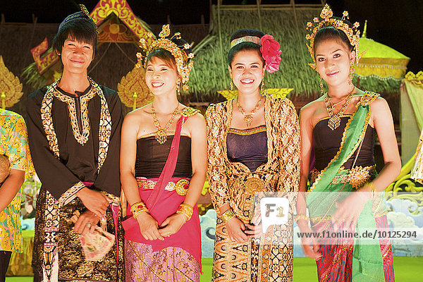 Dance show in Phuket Town  Phuket Island  Thailand  Asia