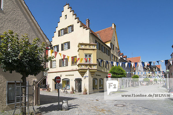 Altstadt von Kaufbeuren  Allgäu  Bayern  Deutschland  Europa