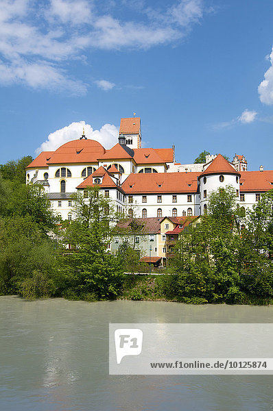 Kloster St. Mang und Lech in Füssen  Allgäu  Bayern  Deutschland  Europa